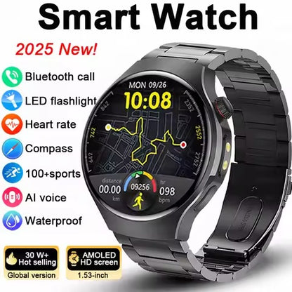 Wireless Bluetooth Black Smart Watch